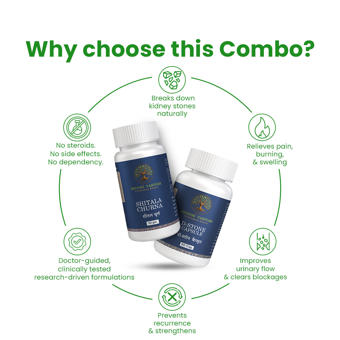 D-Stone Capsule + Shitala Churna